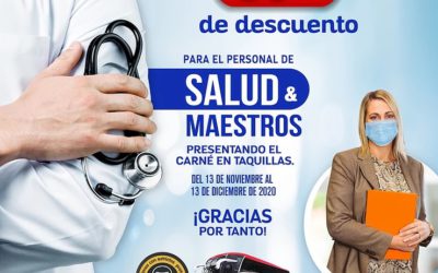 Descuento personal salud y maestros