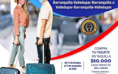 Voy y vuelvo Barranquilla Valledupar y retorno