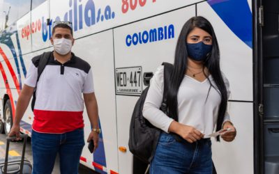 Se puede viajar en bus con bioseguridad