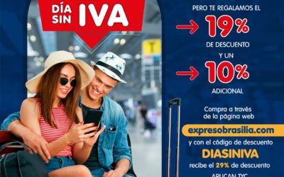 TUS TIQUETES NO PAGAN IVA, PERO TE REGALAMOS EL 19% DE DESCUENTO Y UN 10% ADICIONAL