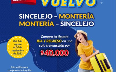 PROMO VOY VUELO SINCELEJO – MONTERÍA