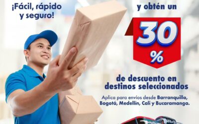 Envía tu sobre o paquete con brasilia carga y obtén un 30% de descuento en destinos seleccionados