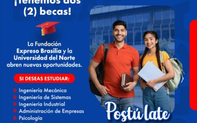¡TENEMOS DOS (2) BECAS EDUCATIVAS!