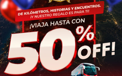 PROMOCIÓN DE ANIVERSARIO: 50% DE DESCUENTO